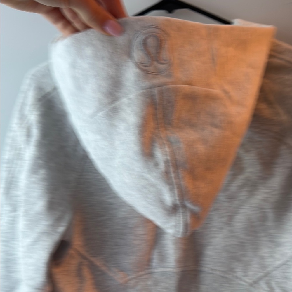 lululemon athletica Light Gray Cropped Zip Hoodie - Picture 5 of 6